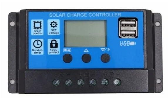 CONTROLADOR DE CARGA 10A 12/24V LS1024E