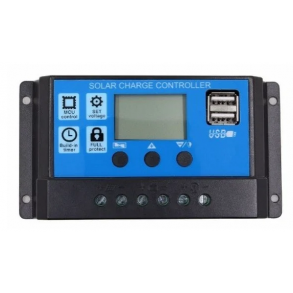 CONTROLADOR DE CARGA 30A 12/24V