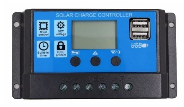 CONTROLADOR DE CARGA 30A 12/24V